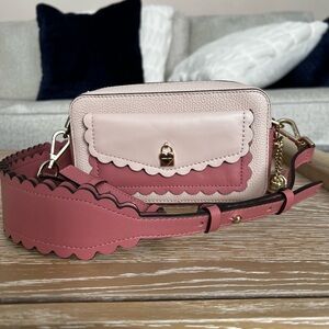 Michael Kors Scalloped Leather Camera Bag